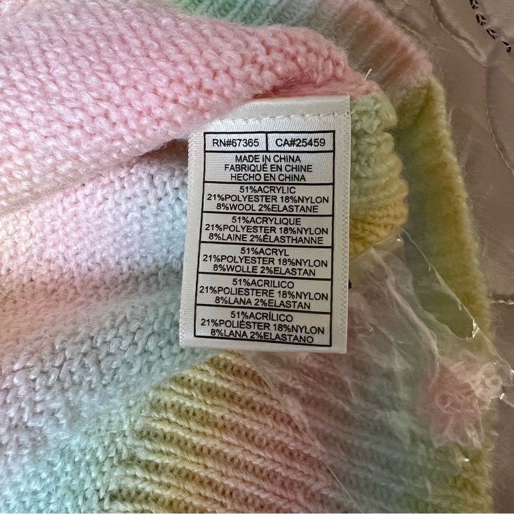 BB Dakota by Steve Madden Wool Blend Ombre Sweater NEW Size Large - Picture 5 of 7